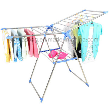 Clothes Drying Rack Foldable Metal Shoes Rack